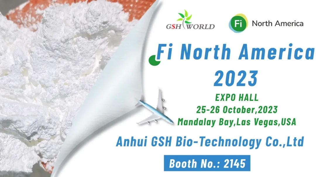 October Exhibition｜GSH Biotech invites you to participate in the North American Food Ingredients Exhibition