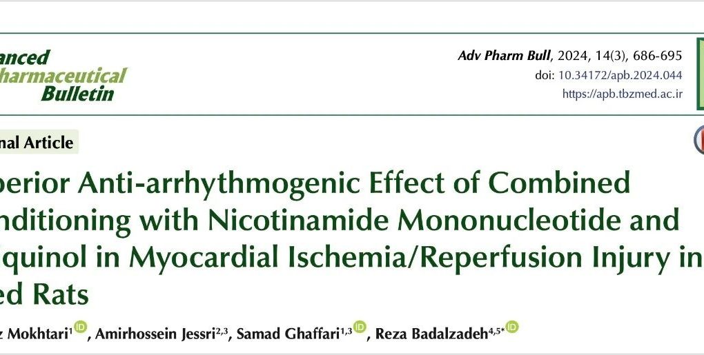 Superior Anti-arrhythmogenic Effect of Combined Conditioning with Nicotinamide Mononucleotide and Ubiquinol in Myocardial lschemia/Reperfusion Injury in Aged Rats